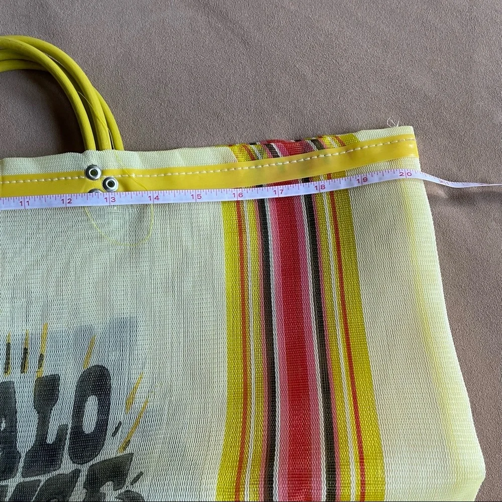 Vintage Buffalo Exchange Tote - Yellow and Red - Picture 2 of 3